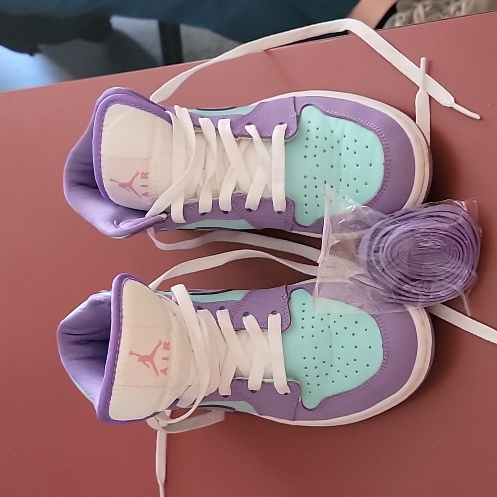 Nike Air, Purple White & Mint shoe